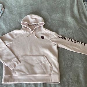 Carhartt relaxed fit midweight logo sleeve hoodie